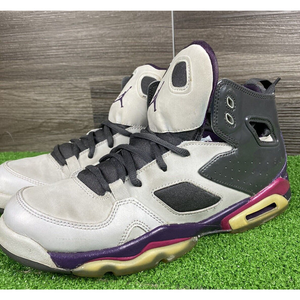 NIKE Air Jordan Flight Club 91 Women's Sz 8.5 (7Y) Basketball Gry/Blk‎ 555472